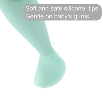 PandaEar Baby Infant Spoons BPA Free Soft Silicone Set