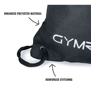 Knee Sleeves (1 Pair) Free Gym Bag - Knee Sleeve & Compression Brace for Squats, Fitness, Weightlifting, and Powerlifting - Gymreapers 7MM Sleeve Pair - For Men & Women - 1 Year Warranty (Large)