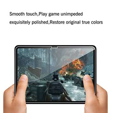 Ailun Screen Protector for iPad 11th A16 2025 [11 Inch] / 10th Generation 2022 [10.9 Inch], Tempered Glass [Face ID & Apple Pencil Compatible] Ultra Sensitive Case Friendly [2 Pack]