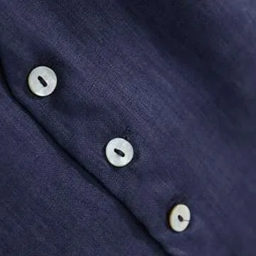 Amazhiyu Womens Pure Linen Sleeveless Button Down Crop Top V Neck Waistcoat Vest Navy, Small