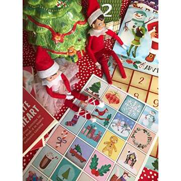 Engaging Kids Advent Calendar with Reusable Holiday Stickers