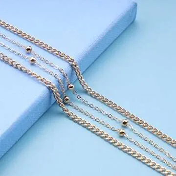 Sttiafay Boho Waist Beads Body Chain Gold Layered Belly Belt Sexy Bikini Body Harness Body Jewelry for Women Girls