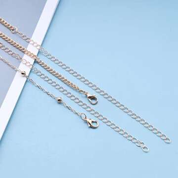 Sttiafay Boho Waist Beads Body Chain Gold Layered Belly Belt Sexy Bikini Body Harness Body Jewelry for Women Girls