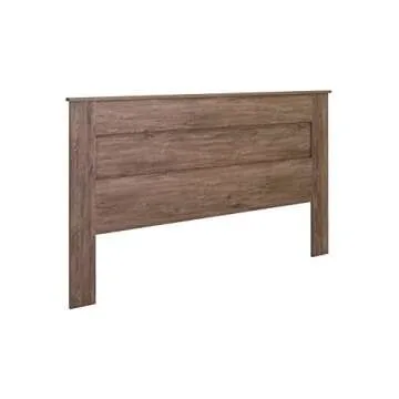 Prepac Stylish Flat Wood Panel Headboard for King Size Beds, Simplistic Wooden King Headboard 2.25" D x 81" W x 48" H, Drifted Gray, DHFK-1301-1