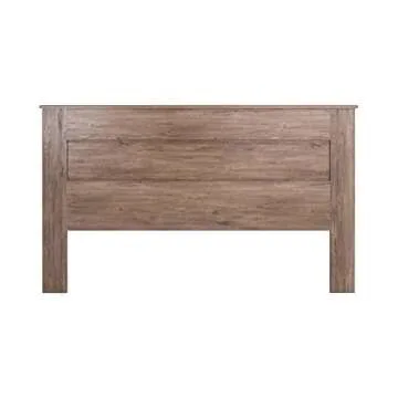 Prepac Stylish Flat Wood Panel Headboard for King Size Beds, Simplistic Wooden King Headboard 2.25" D x 81" W x 48" H, Drifted Gray, DHFK-1301-1