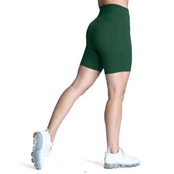 Aoxjox Trinity Workout Biker Shorts for Women Tummy Control High Waisted Exercise Athletic Gym Runni...