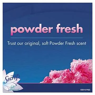 SECRET Powder Fresh Invisible Solid Deodorant Travel Size, 0.5 Oz (Pack of 2)