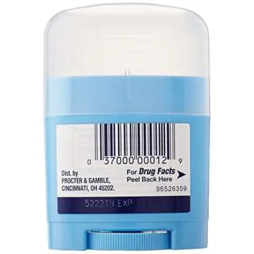 SECRET Powder Fresh Invisible Solid Deodorant Travel Size, 0.5 Oz (Pack of 2)