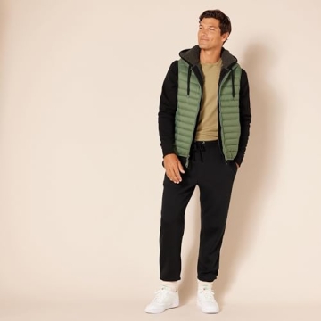 Sherpa-Lined Full-Zip Fleece Hoodie for Men