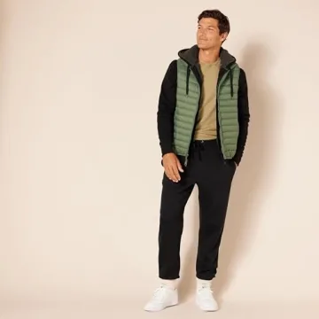 Sherpa-Lined Full-Zip Fleece Hoodie for Men