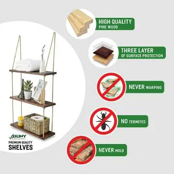 Hanging Shelf Wall Units for Chic Decor