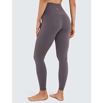 CRZ YOGA High Waisted Buttery Soft Lounge Legging 25 inches Tornado Grey XX-Small
