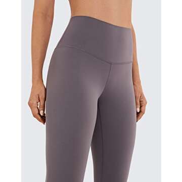 CRZ YOGA High Waisted Buttery Soft Lounge Legging 25 inches Tornado Grey XX-Small