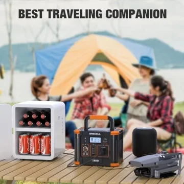 GRECELL 300W Portable Power Station for Camping and Home Backup