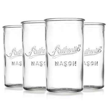 Vintage Glaver's Drinking Glasses Set of 4 for Stylish Entertaining