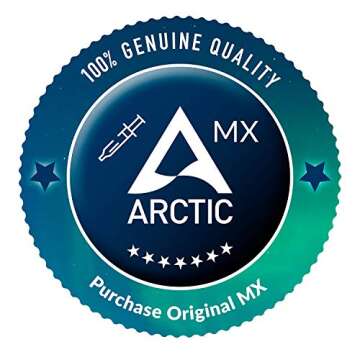 ARCTIC MX-5 (4 g) - Ultimate Performance Thermal Paste for All Processors (CPU, GPU - PC, PS4, Xbox), Extremely high Thermal Conductivity, Long Durability, Safe Application, Non-Conductive