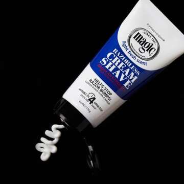 SoftSheen-Carson Magic Razorless Shaving Cream, Hair Removal Cream for Body Hair, Regular Strength D...