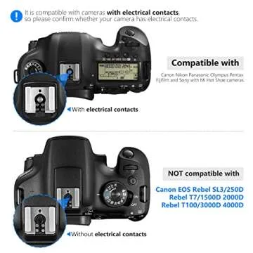 Neewer NW561 LCD Display Flash Speedlite for Canon Nikon Panasonic Olympus Pentax Fijifilm and Sony with Mi Hot Shoe，DSLR and Mirrorless Cameras with Standard Hot Shoe