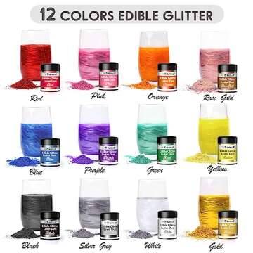 Edible Glitter | Dazzling Food Luster Dust for All Occasions