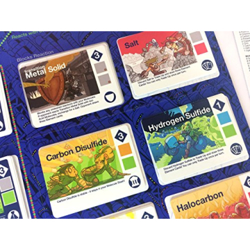 Science Ninjas Valence Plus Card Game - Learn Chemistry
