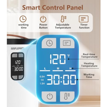 MAPLEPARTY 20L Towel Warmer with Adjustable Timer