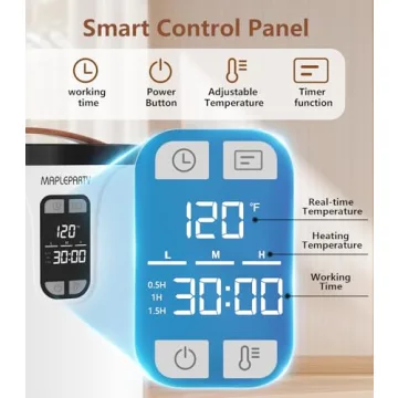 MAPLEPARTY 20L Towel Warmer with Adjustable Timer