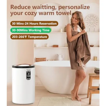 MAPLEPARTY 20L Towel Warmer with Adjustable Timer