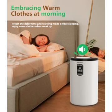 MAPLEPARTY 20L Towel Warmer with Adjustable Timer