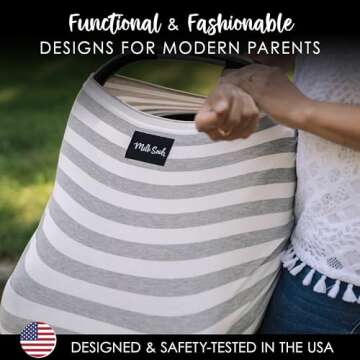 Milk Snob 5-in-1 Baby Cover for Nursing & Car Seat