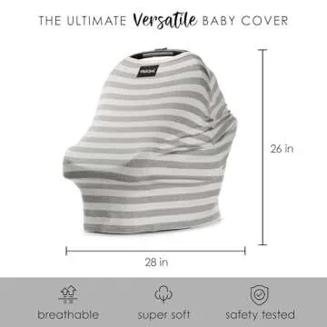 Milk Snob 5-in-1 Baby Cover for Nursing & Car Seat
