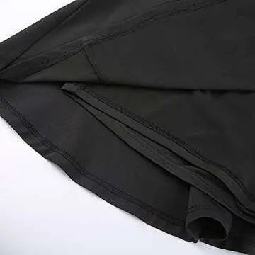 Meladyan Women's Sexy Micro Skirt with Pockets and Shorts