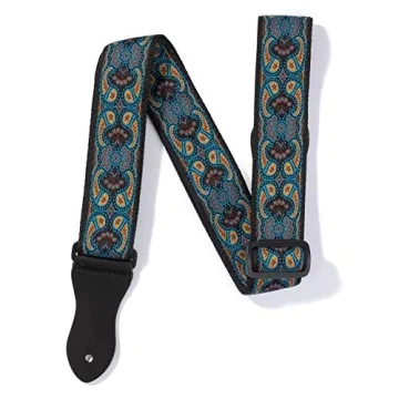 KLIQ Vintage Woven Guitar Strap for All Guitarists