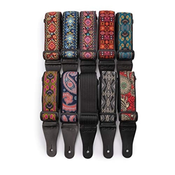 KLIQ Vintage Woven Guitar Strap for All Guitarists