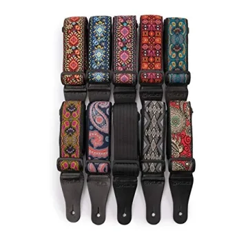 KLIQ Vintage Woven Guitar Strap for All Guitarists