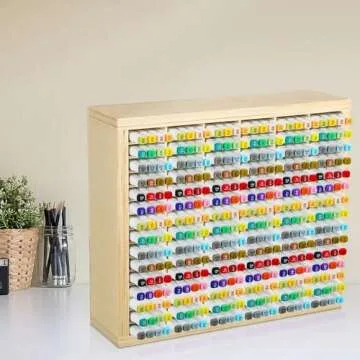 DoubleFill Wooden Marker Organizer for 360 Markers