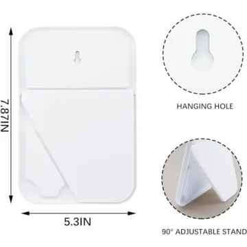 Ymemok 8 Inch Portable Makeup Mirror with Stand