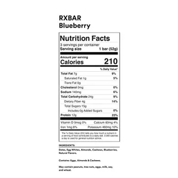 RXBAR Protein Bar Variety Pack 10 Flavors 30 Bars