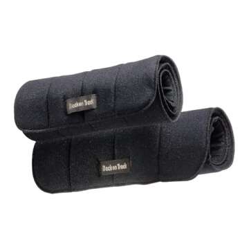 Back on Track Welltex No Bow Leg Wraps for Horses - Comfort, Support, and Protection, 1 Pair, 16"