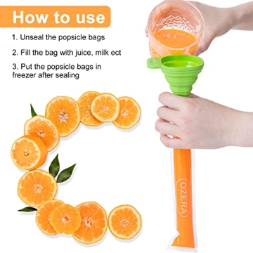 150 Pack Popsicle Bags for Healthy Homemade Treats