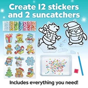 Big Gem Diamond Painting Kit - Holiday Crafts for Kids