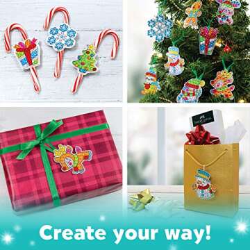 Big Gem Diamond Painting Kit - Holiday Crafts for Kids