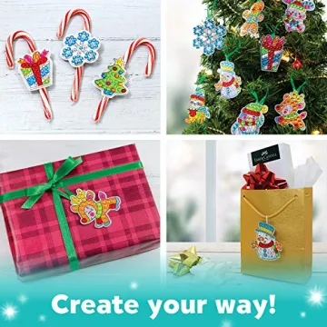 Big Gem Diamond Painting Kit - Holiday Crafts for Kids