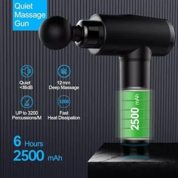 Kelices Deep Tissue Massage Gun with 8 Heads LCD Screen