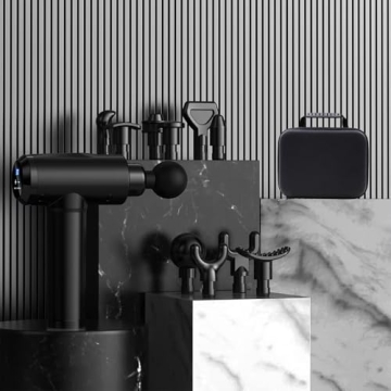 Kelices Deep Tissue Massage Gun with 8 Heads LCD Screen