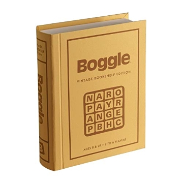 Boggle Vintage Bookshelf Edition for Family Fun