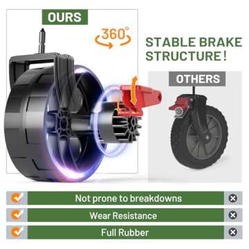 TIMBER RIDGE 400L Large Capacity Double Decker Wagon