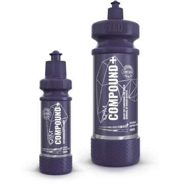 GYEON Quartz Compound + 120ml - High Cutting Power - Easily Repair Paint Scratches - Car Scratch Rem...