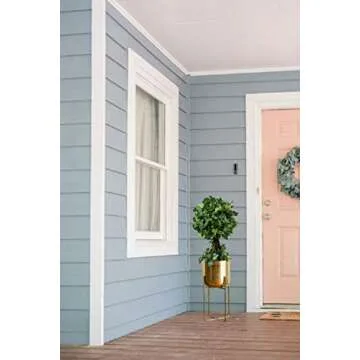 Serene Spaces Living Tall Gold Planter with Detachable Metal Stand - Modern Mid Century Decorative Indoor Plant Pot - Large Floor Planter for Living Room, Kitchen, Office - 24" H x 9.25" Diameter