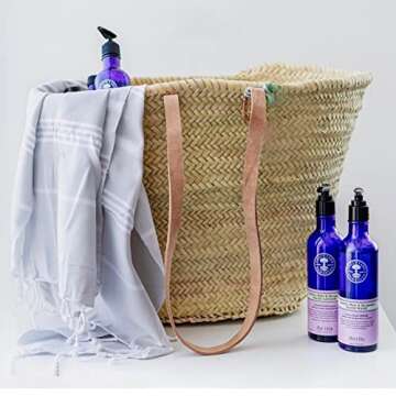 Emma French Style Market Basket - Handcrafted & Eco-Friendly