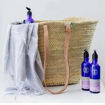 Emma French Style Market Basket - Handcrafted & Eco-Friendly